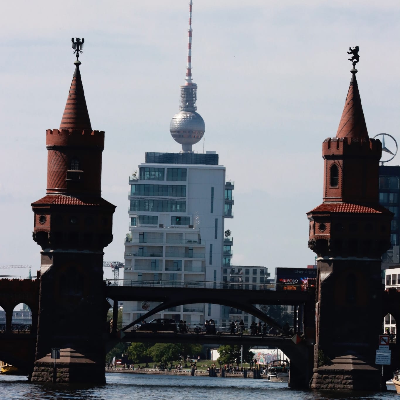 Fotomotive auf der großen Brückenrundfahrt in Berlin