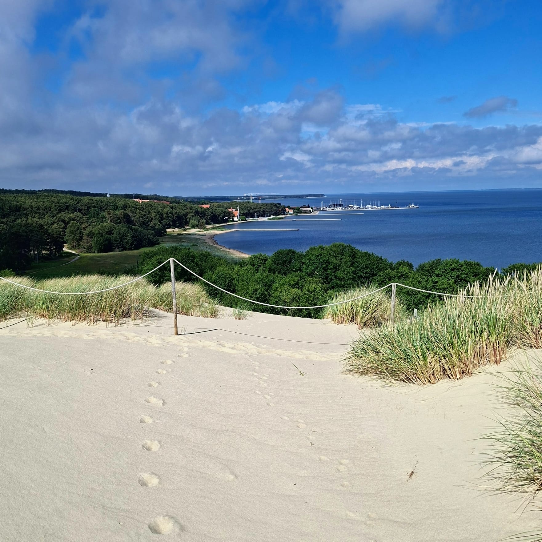 Unterwegs auf den Dünen der Kurischen Nehrung zwischen Haff und Ostsee